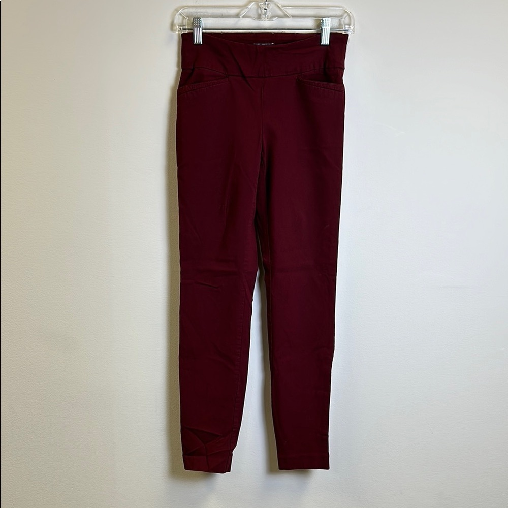 Van Huesen Women’s Size 2 Burgundy High-Waisted Pants